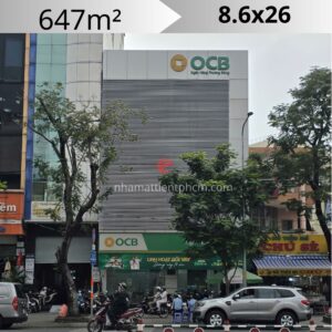 Bán nhà 39 – 41 Hoàng Diệu phường 12 Quận 4 mặt tiền tòa nhà ngân hàng OCB