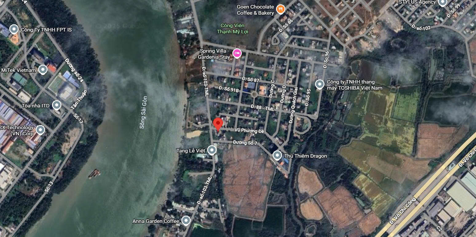 vị trí số 5 -7 vũ phương đề, thạnh mỹ lợi, thủ đức