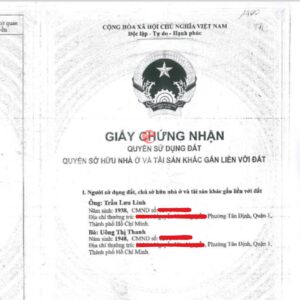 Bản photo của căn nhà 2 mặt tiền 14 Nguyễn Văn Nguyễn, Phường Tân Định, Quận 1