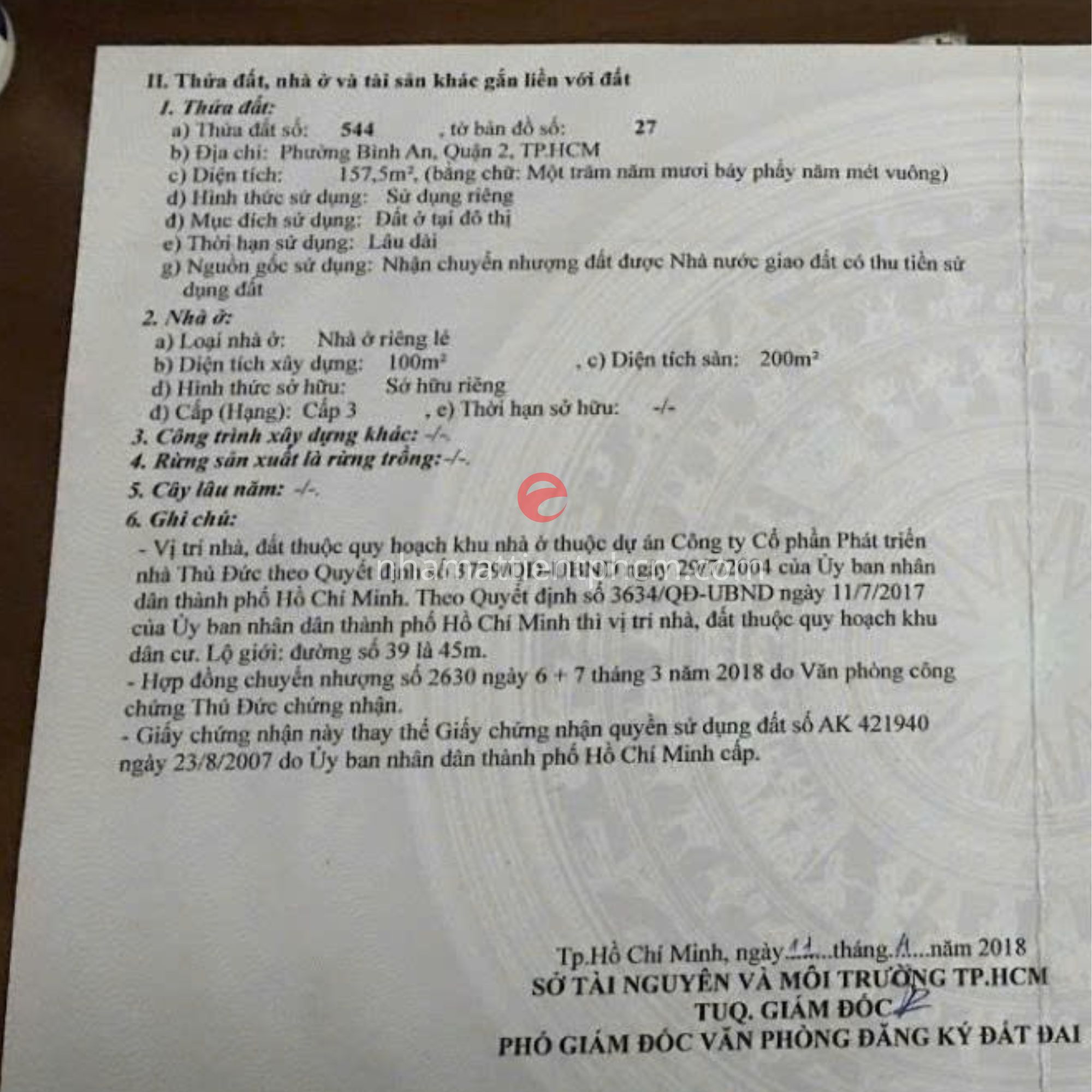 Bán biệt thự 16 Đường số 39