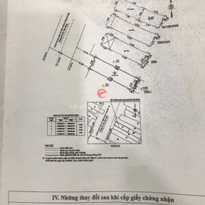 Sổ đỏ (bản photo) căn nhà mặt tiền 166, Đỗ Thị Lời, Phường 11, Quận 3