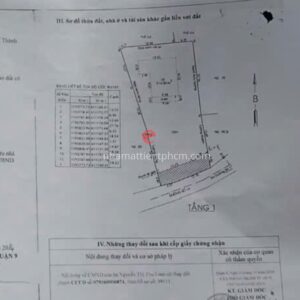 Sổ đỏ căn nhà 246 đường 14, Kp5, Có chiều ngang 19 m