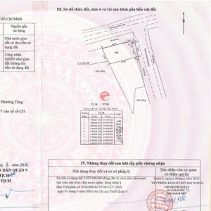 Sổ đỏ căn góc 2 mặt tiền 488 Lê Văn Việt, Phường Tăng Nhơn Phú A, Quận 9
