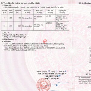 Sổ đỏ căn góc 2 mặt tiền 488 Lê Văn Việt, Phường Tăng Nhơn Phú A, Quận 9