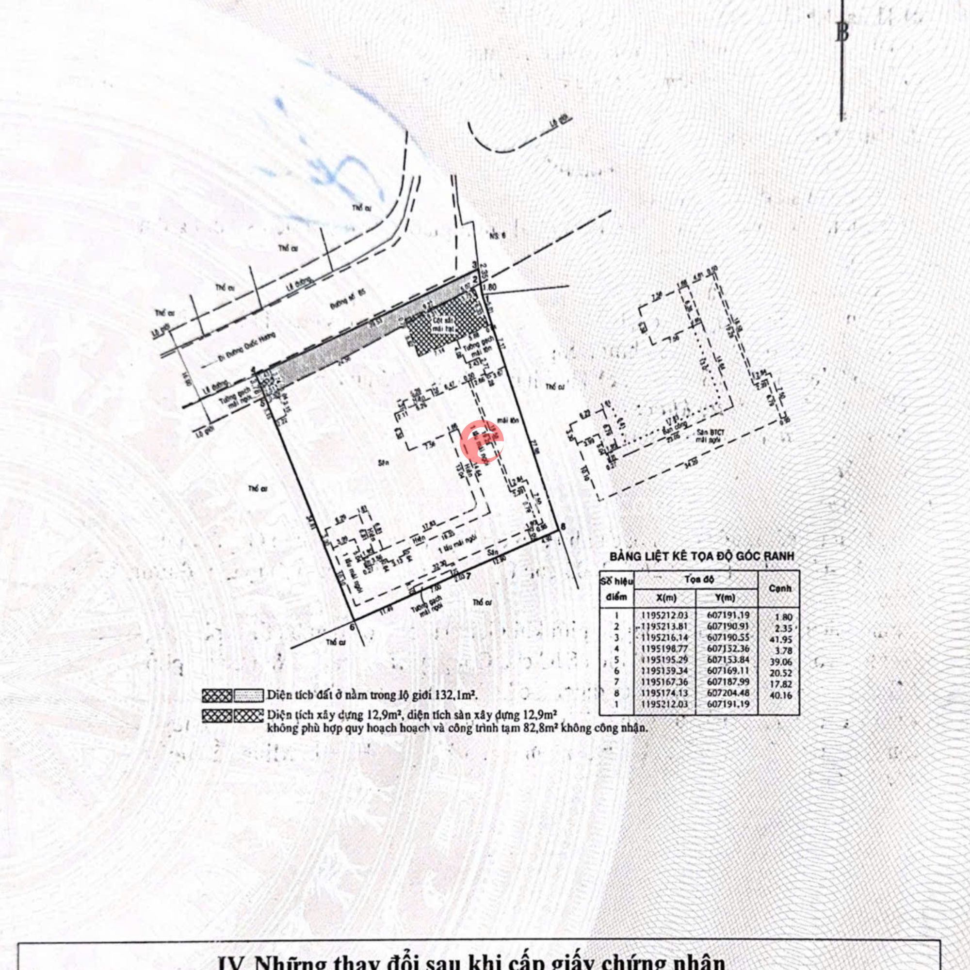 Sổ đỏ lô đất 4 đường số 65, Phường Thảo Điền, Quận 2 hiện đang khai thác làm sân pickleball.