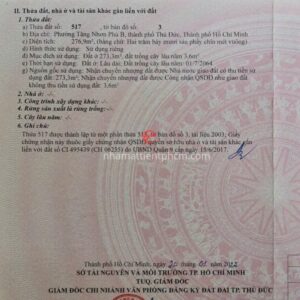 Sổ đỏ của căn nhà mặt tiền 208-200/3 Lê Văn Việt, Phường Tăng Nhơn Phú B, Quận 9