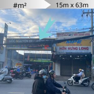 Mặt trước của căn nhà mặt tiền là đường Lê Văn Việt, Quận 9