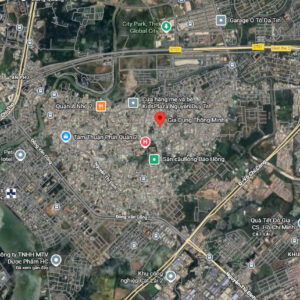 Vị trí tên Google Maps của lô đất mặt tiền quận 2 và tiện ích kết nối tại đây