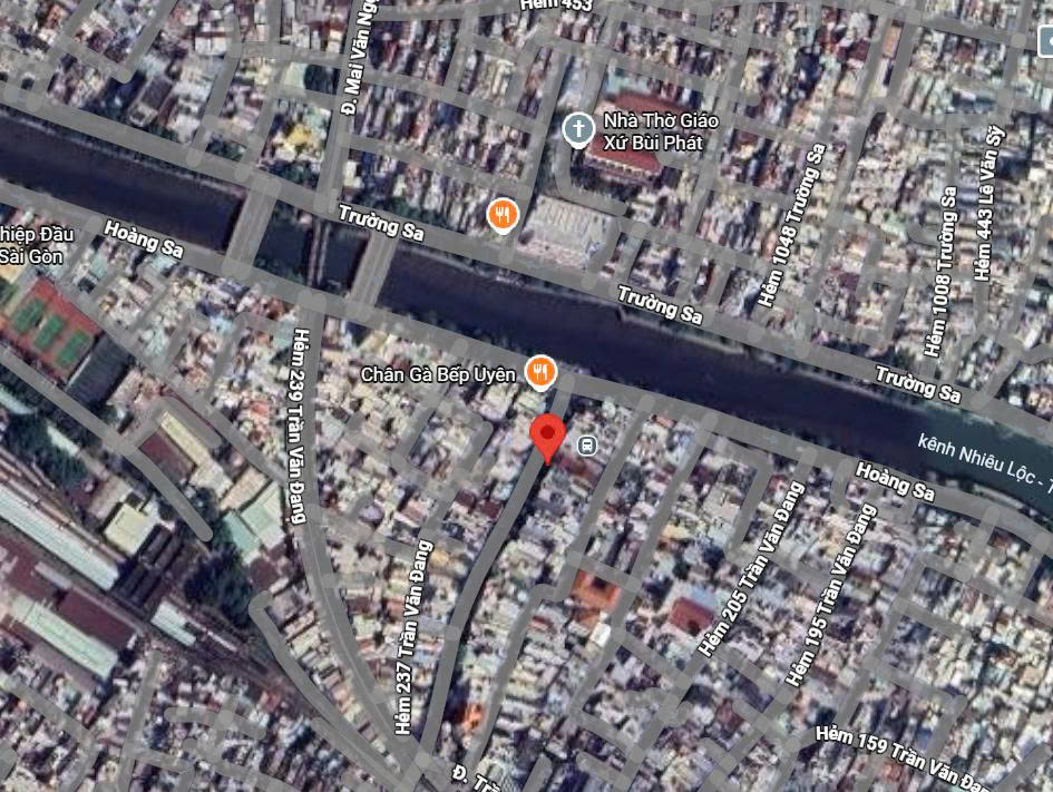 Vị trí căn nhà trên Google Maps và tiện ích xung quanh